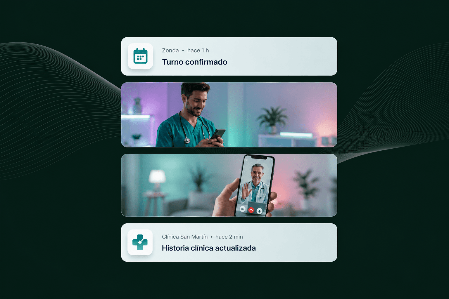 Vista de interoperabilidad y datos clínicos