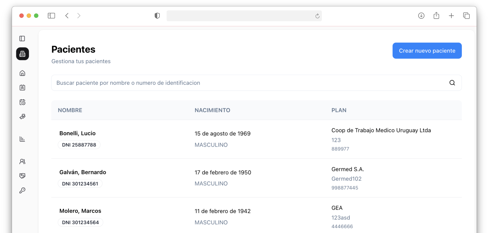 Plataforma de Gestión